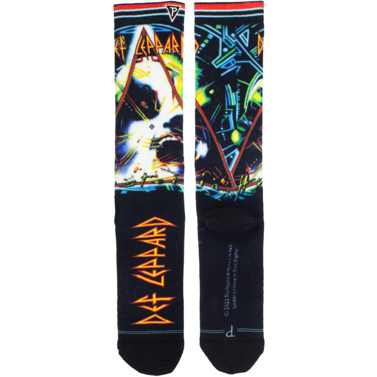 Def Leppard Hysteria Sublimation (Black) (UK Size 6.5 – 11) Crew Socks
