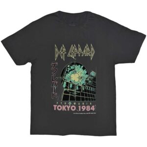 Def Leppard Tokyo Charcoal Grey T-Shirt