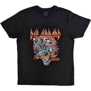 Def Leppard Tour 2023 Black T-Shirt
