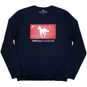 Deftones Star & Pony Navy Blue Sweatshirt