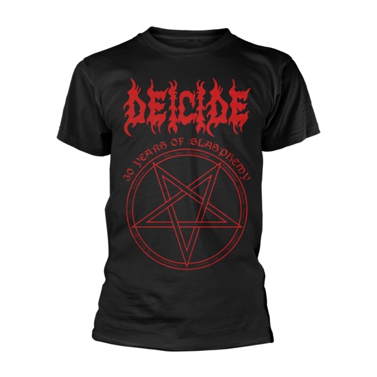 Deicide – 30 Years Of Blasphemy Front / Back Print T-Shirt