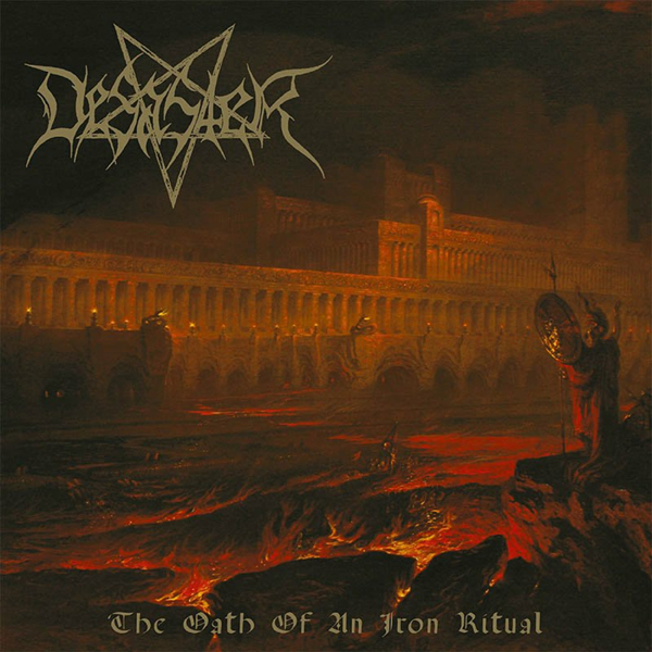 Desaster – THE OATH OF AN IRON RITUAL (GREEN/GOLD SPLATTER VINYL) Vinyl LP