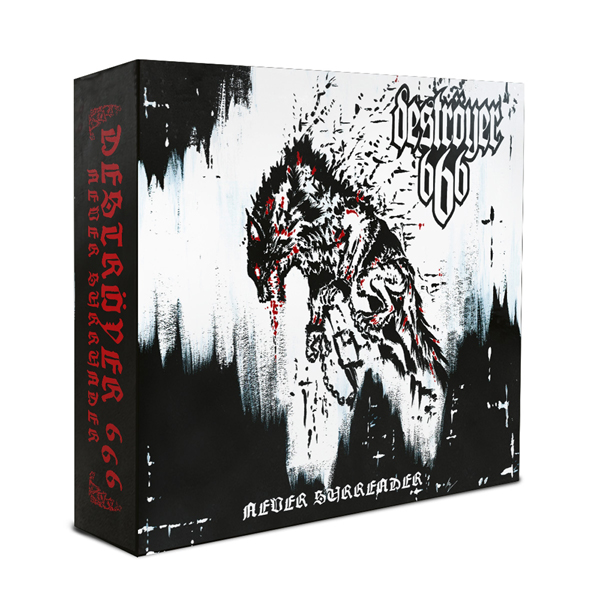 Deströyer 666 – NEVER SURRENDER (CLAMSHELL BOX EDITION) CD Box Set
