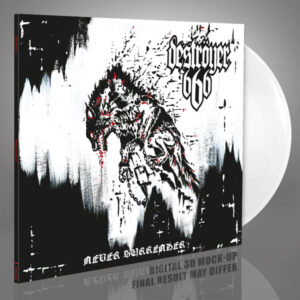 Deströyer 666 - NEVER SURRENDER (WHITE VINYL) Vinyl LP