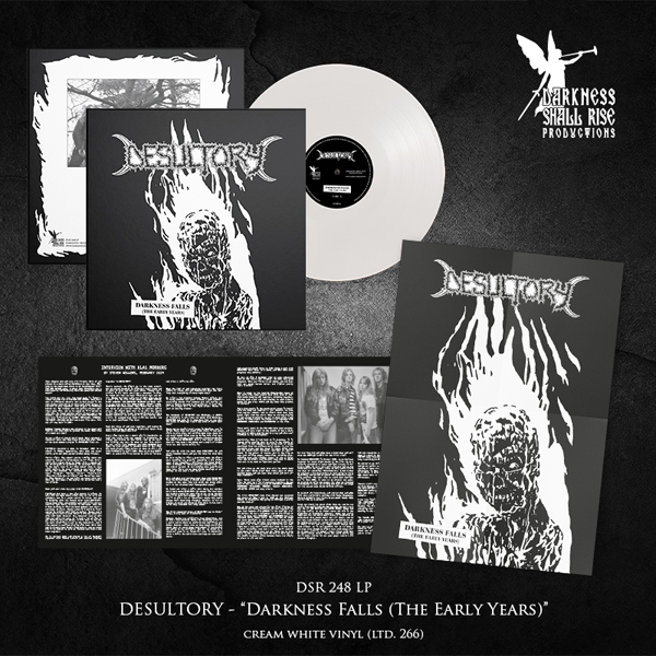 Desultory – DARKNESS FALLS [THE EARLY YEARS] (CREAM WHITE VINYL) Vinyl LP