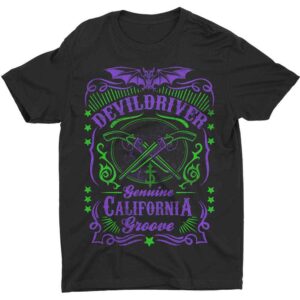 DevilDriver Cross Guns Black T-Shirt
