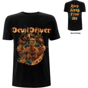 DevilDriver Keep Away from Me Black Back Print T-Shirt