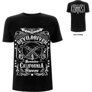 DevilDriver Sawed Off Black Back Print T-Shirt