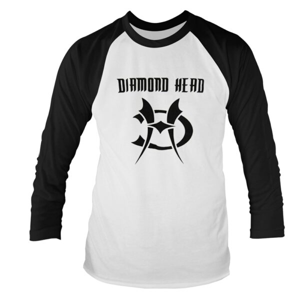 Diamond Head - Logo Long Sleeved Baseball T-Shirt