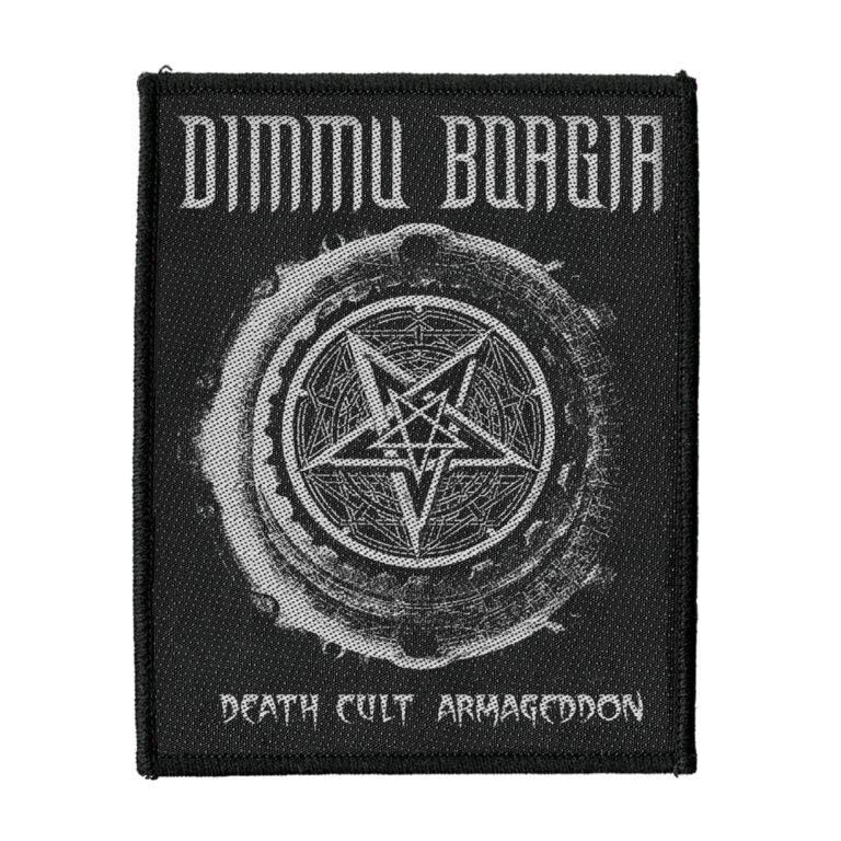 Dimmu Borgir – DEATH CULT ARMAGEDDON (SILVER) (WOVEN)  Patch