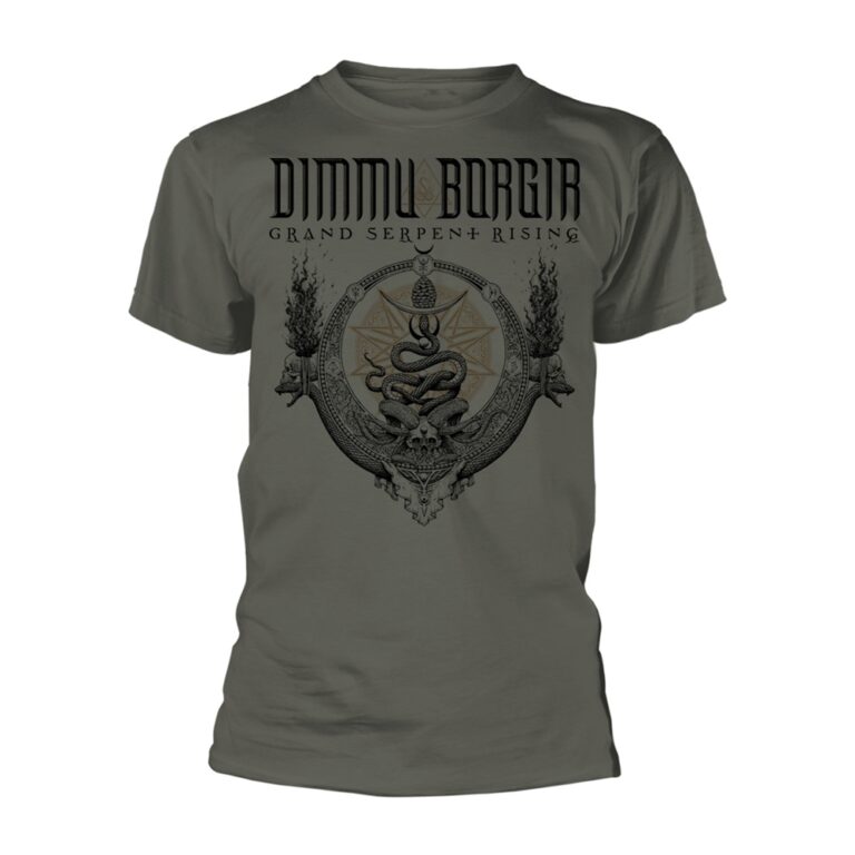 Dimmu Borgir – Grand Serpent Rising (military Green) Front / Back Print T-Shirt