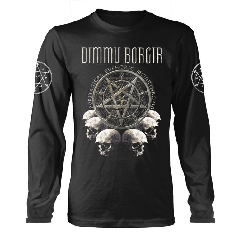 Dimmu Borgir – Puritanical Euphoric Misanthropia (skulls) Long Sleeved T-Shirt