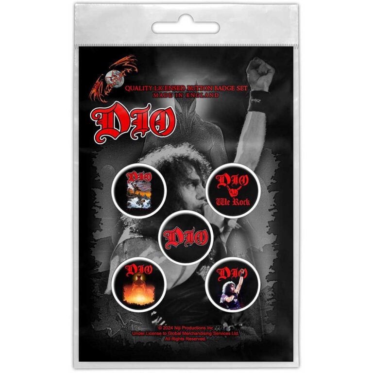 Dio We Rock Badge Pack