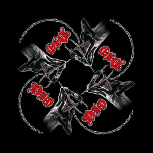 Dio Unisex Holy Diver/Murray Black Bandana