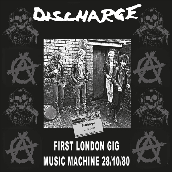 Discharge – LIVE AT THE MUSIC MACHINE 1980 (CLEAR VINYL) Vinyl LP