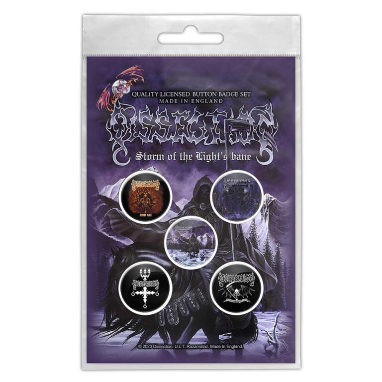 Dissection Storm Of The Lights Bane Badge Pack