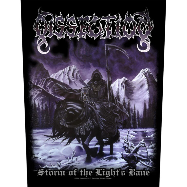 Dissection Storm Of The Light’S Bane Back Patch