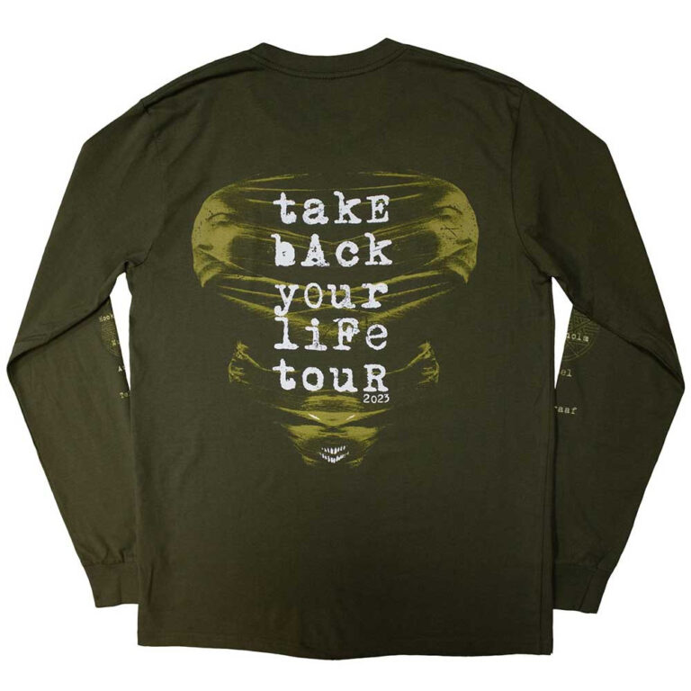 Disturbed European Tour ’23 Take Back Long Sleeve T-Shirt
