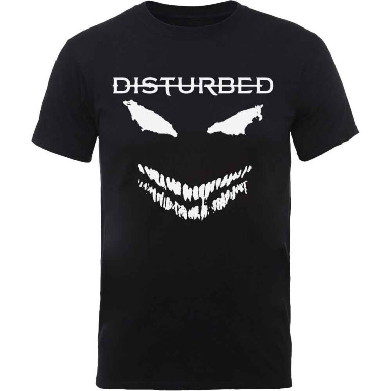 Disturbed Scary Face Candle T-Shirt