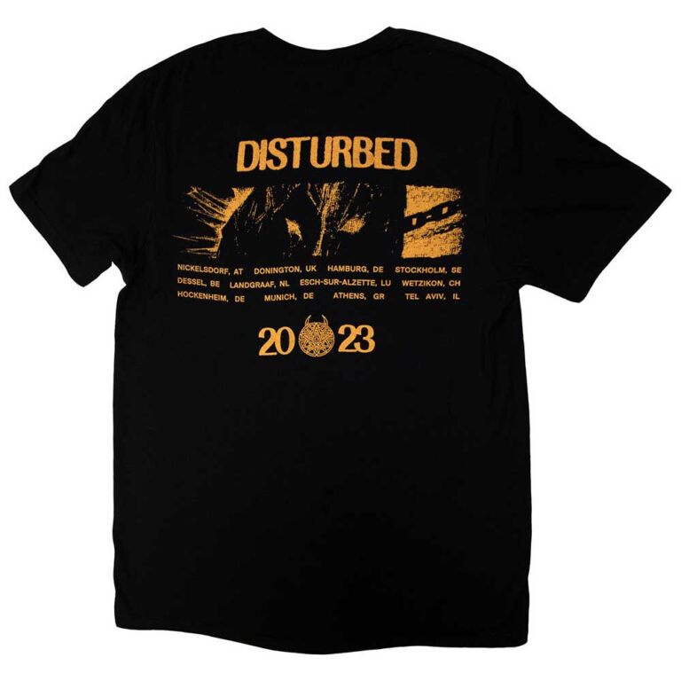 Disturbed European Tour ’23 Split Face T-Shirt