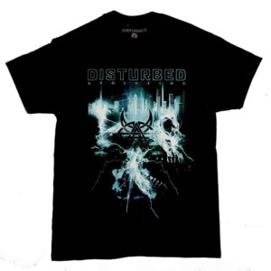 Disturbed Apocalypse Date back Black Back Print & Ex-Tour T-Shirt