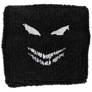 Disturbed Embroidered Wristband: Face Embroidered Wristband