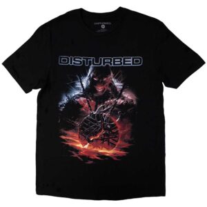 Disturbed European Tour '23 Medallion Black Back Print & Ex-Tour T-Shirt