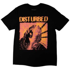 Disturbed European Tour '23 Split Face Black Back Print & Ex-Tour T-Shirt