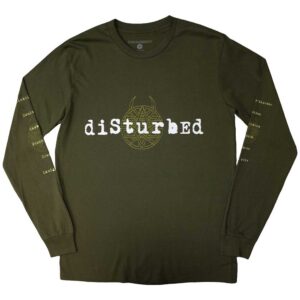 Disturbed European Tour '23 Take Back Green Back Print & Ex-Tour Long Sleeve T-Shirt
