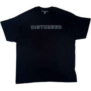 Disturbed I Am A Disturbed One Black Back Print T-Shirt