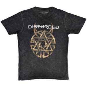 Disturbed Riveted Charcoal Grey Wash Collection T-Shirt
