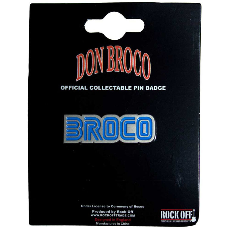 Don Broco Blue Logo Pin Badge