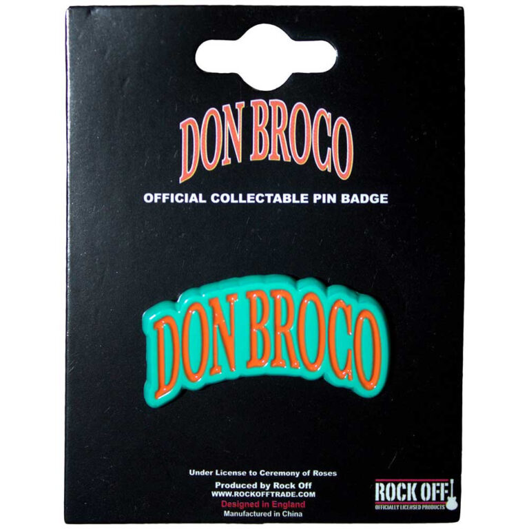 Don Broco Orange Logo Pin Badge