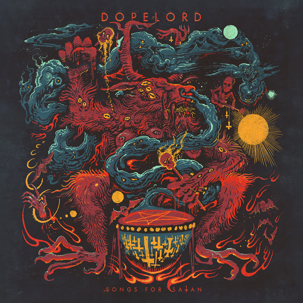 Dopelord – SONGS FOR SATAN (BLUE/BLACK MARBLE VINYL) Vinyl LP