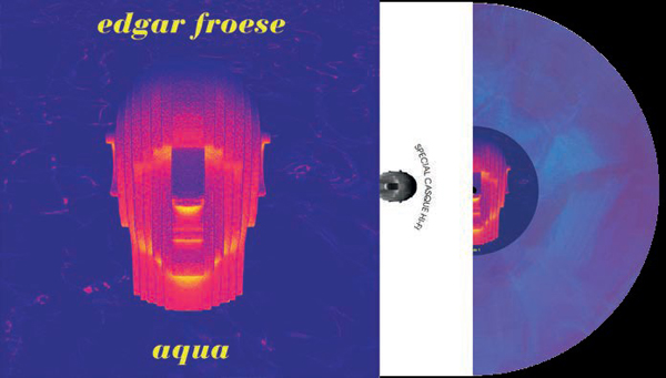 Edgar Froese – AQUA (MARBLE BLUE & WHITE VINYL) Vinyl LP
