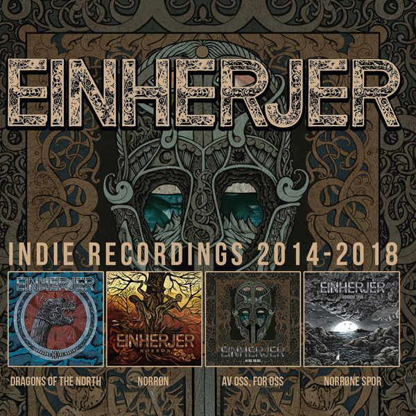 Einherjer – INDIE RECORDINGS 2014 – 2018 (4CD) Compact Disc – 4 CD Box Set