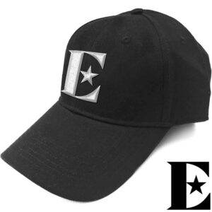 Elton John White E Black Baseball Cap