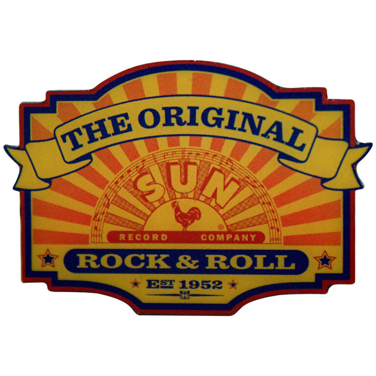 Sun Records Elvis The Original Pin Badge
