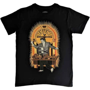 Sun Records Elvis Dancing Black T-Shirt