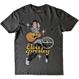 Sun Records Elvis Toes Charcoal Grey T-Shirt