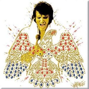 Elvis Presley American Eagle Fridge Magnet