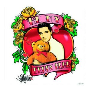 Elvis Presley Be My Teddy Bear Single Cork Coaster