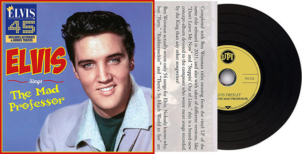Elvis Presley – SINGS THE MAD PROFESSOR Compact Disc Digi