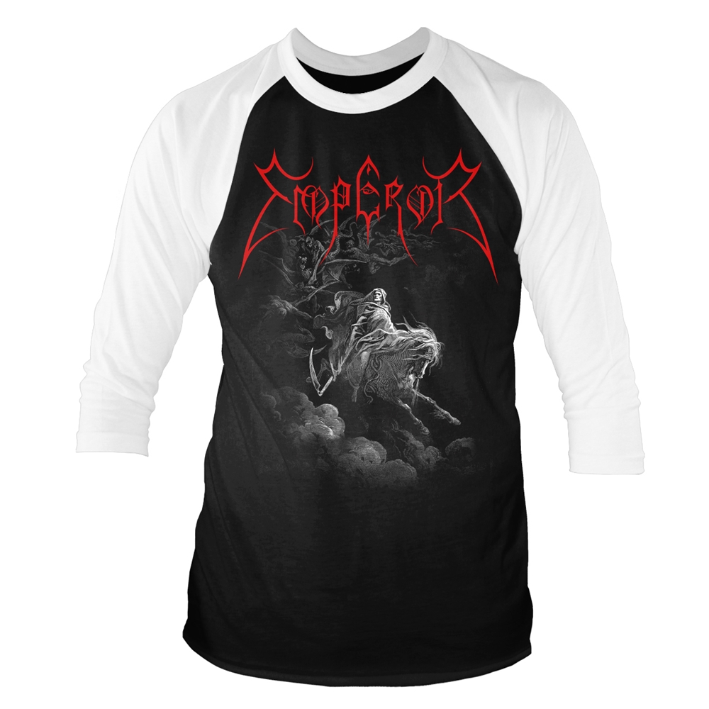 Emperor – Rider (black/white) 3/4 Sleeve Baseball T-Shirt