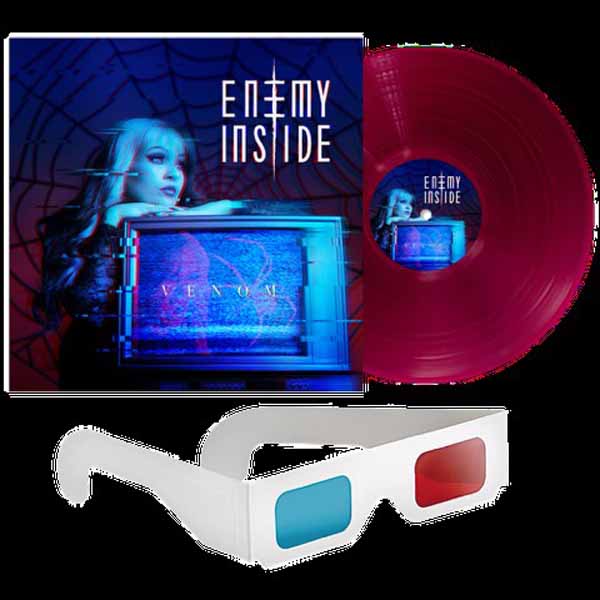 Enemy Inside – VENOM (TRANSPARENT VIOLET +3D GLASSES) Vinyl LP