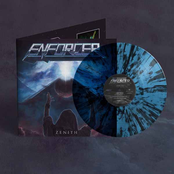 Enforcer – ZENITH (TRANS BLUE / BLACK SPLATTER) Vinyl LP