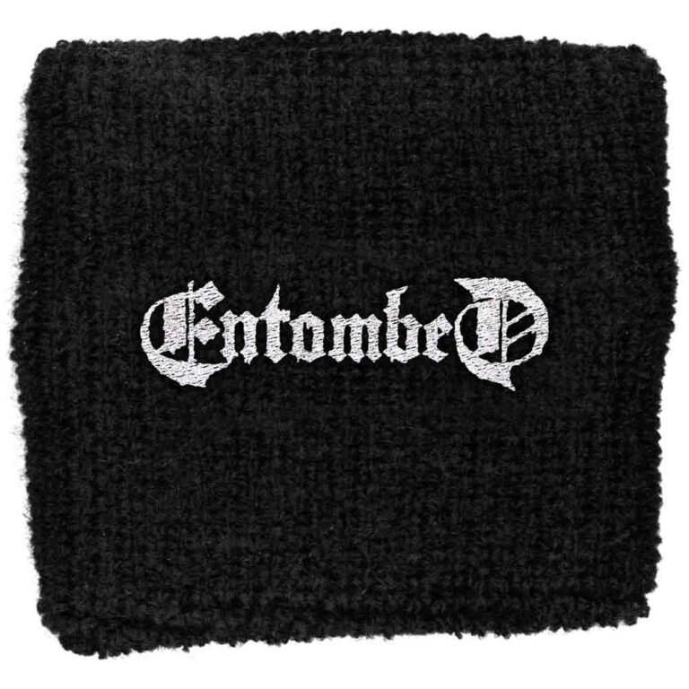 Entombed Logo Embroidered Wristband