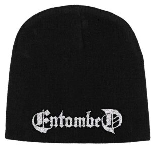 Entombed Unisex Logo Black Beanie Hat
