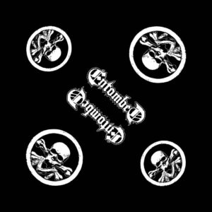 Entombed Unisex Skull Logo Black Bandana