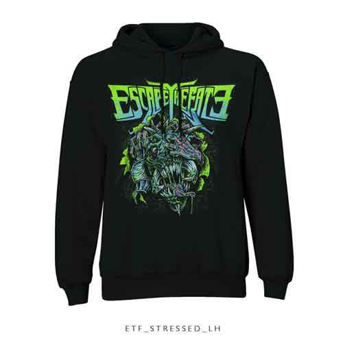 Escape The Fate Stressed Pullover Hoodie